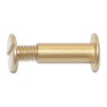 Midwest Fastener 5/8" Brl Lg, Brass Anodized Aluminum 10 PK 76544